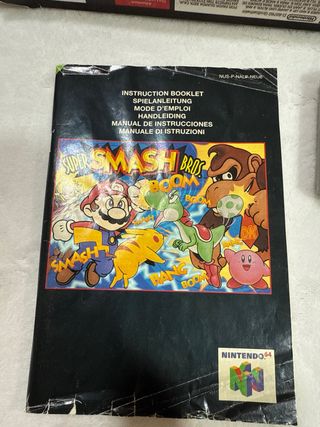 Super Smash Bros. N64 - Juego y Manual