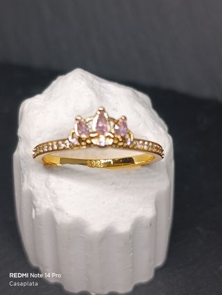 Anillo Princesa S925 R303 CUATRO TALLAS y COLORES