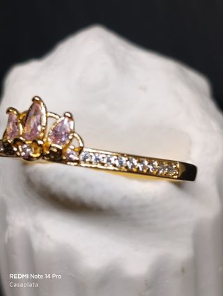 Anillo Princesa S925 R303 CUATRO TALLAS y COLORES