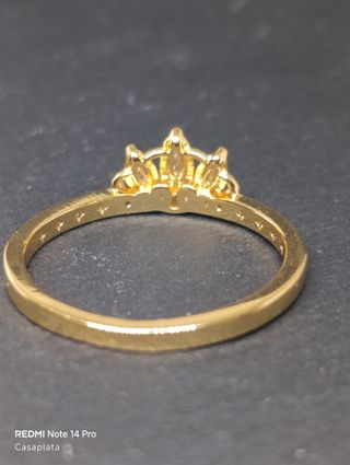 Anillo Princesa S925 R303 CUATRO TALLAS y COLORES