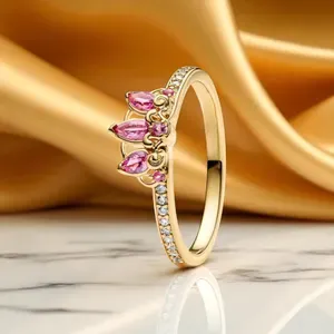 Anillo Princesa S925 R303 CUATRO TALLAS y COLORES