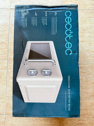 Microondas Beige Estilo Retro