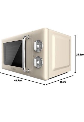 Microondas Beige Estilo Retro