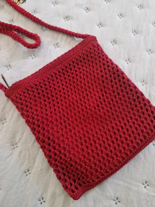 Bolso flamenco rojo