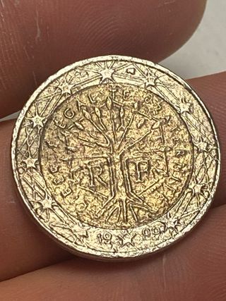 Moneda 2 € Francia 1999