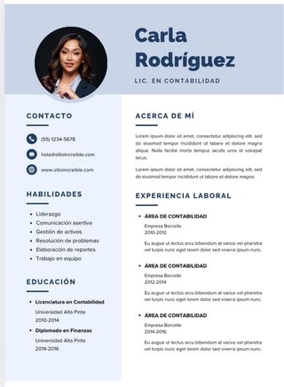 Creación de CV 
