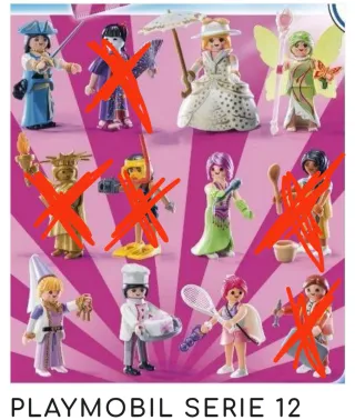 Playmobil Serie Rosas 12/13/14/15