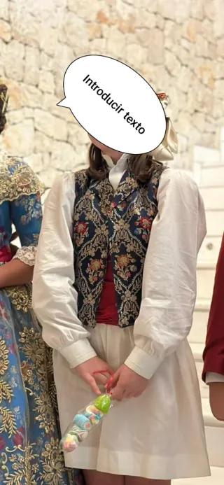 Chaleco Fallero Bordado