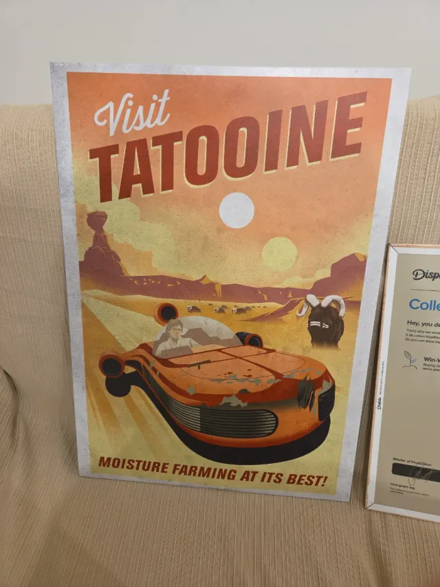 Póster Visit Tatooine Star Wars