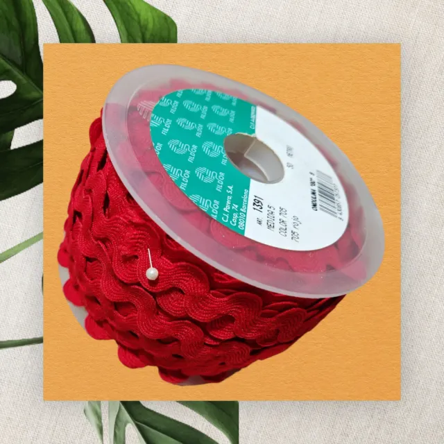 Pasamanería Ondulada FILD'OR Roja