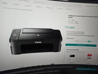 Stampante Canon Pixma TS3350.
