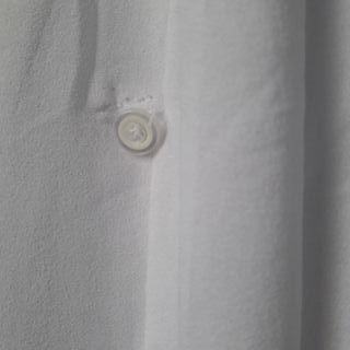 Blusa blanca mujer manga larga transparente