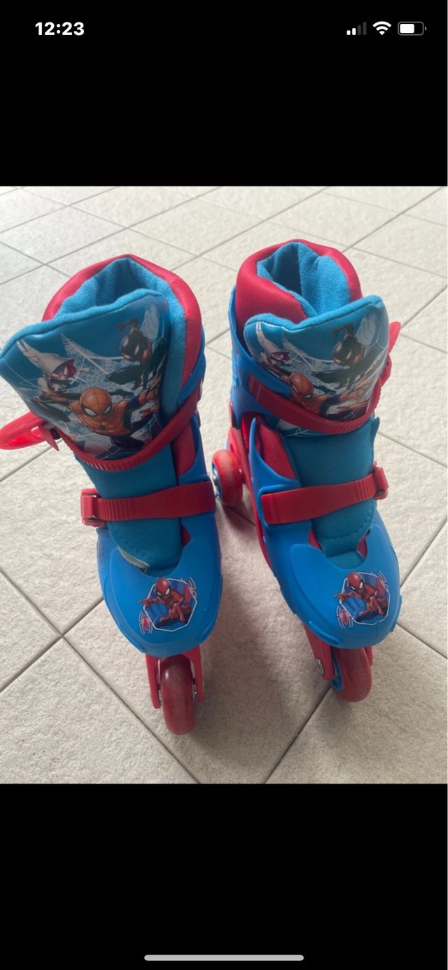 Pattini Spiderman bimbo