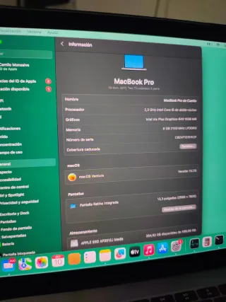 MacBook Pro 2017 Gris Espacial