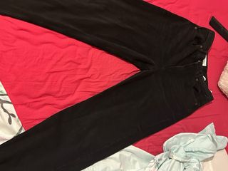 Pantalones Zara Anchos Negros Talla 42