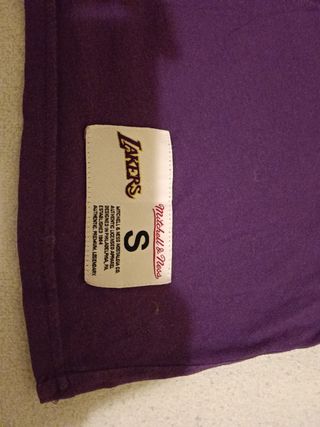 Camiseta NBA Los Angeles Lakers Morada/Amarilla