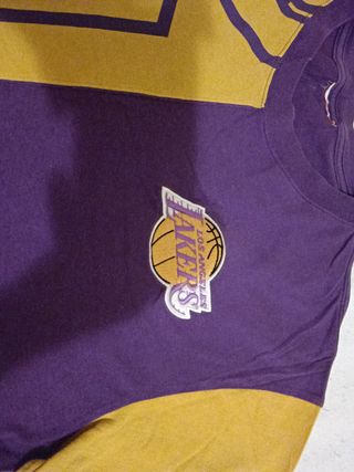 Camiseta NBA Los Angeles Lakers Morada/Amarilla