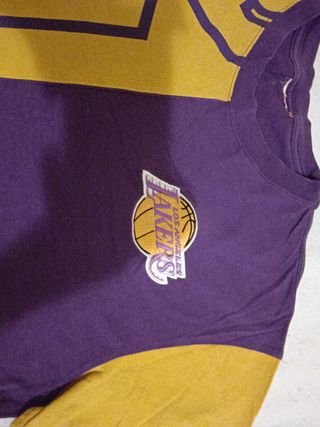Camiseta NBA Los Angeles Lakers Morada/Amarilla