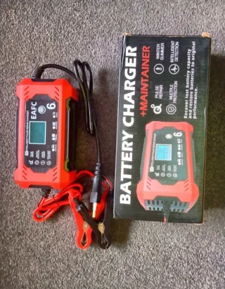Cargador Batería Coche Moto 12V EAFC