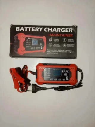 Cargador Batería Coche Moto 12V EAFC