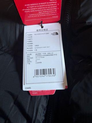Chaqueta The North Face Negra