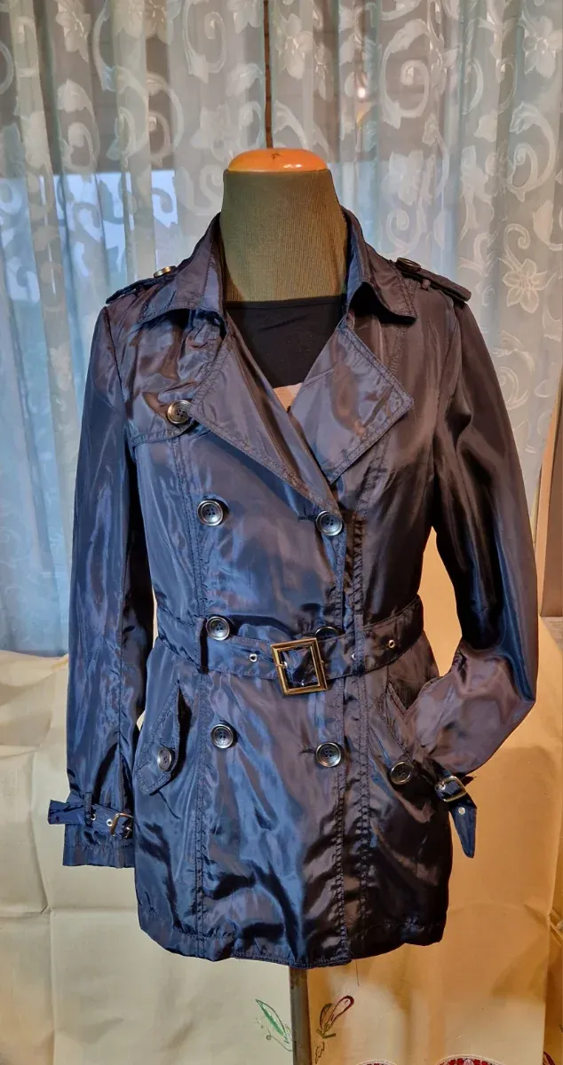 Trench donna Nuna Lie, Tg S blu.