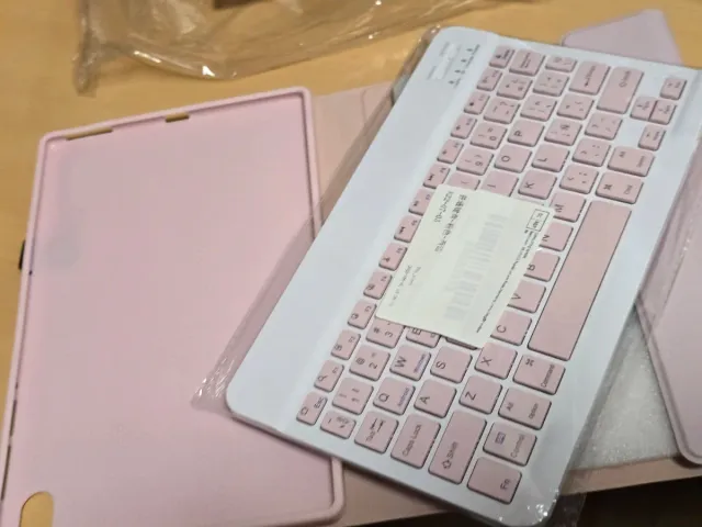 Teclado Bluetooth con Panel Táctil Rosa