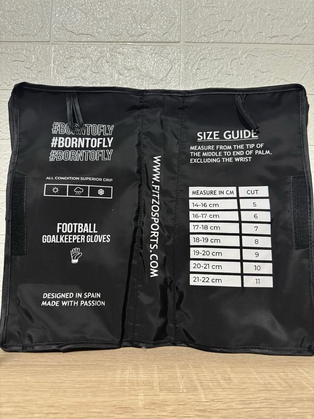 Guantes para fútbol para portero tallas 9-10