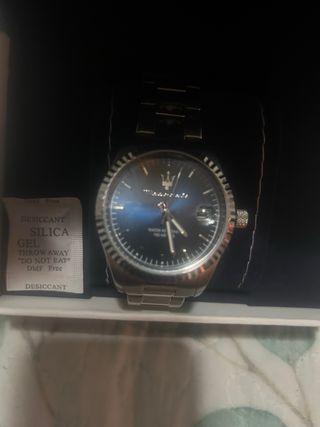 Reloj Maserati Azul y Plateado