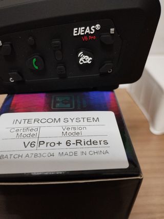 Intercomunicador EJEAS V6+ 