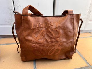Bolso tipo Marrón Cuero