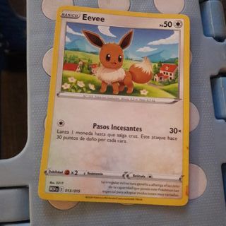 Carta Pokémon Eevee Básico PS 50