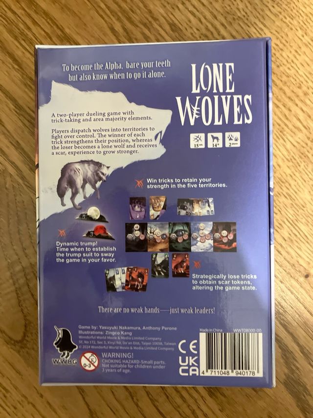 Juego de mesa Lone Wolves