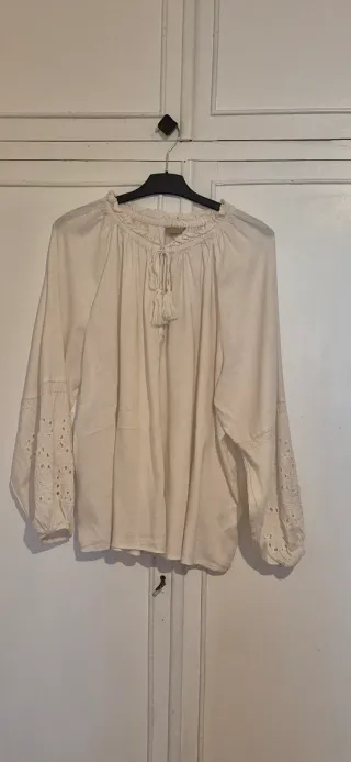 Camisa H&M Cruda Talla Grande