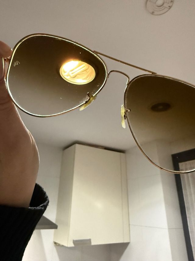 Gafas de Sol Ray-Ban Aviator Originales Doradas.