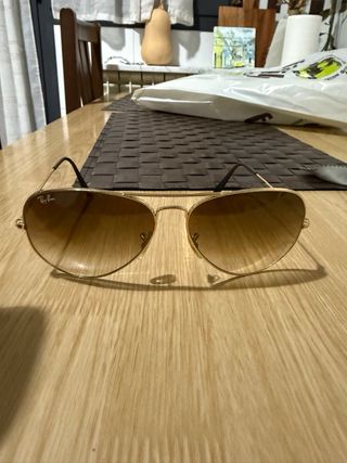Gafas de Sol Ray-Ban Aviator Originales Doradas.