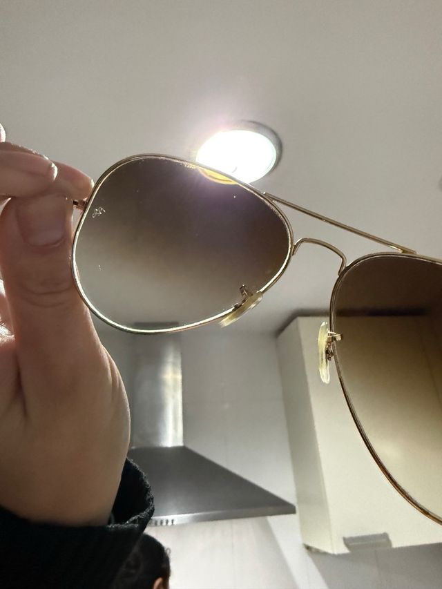 Gafas de Sol Ray-Ban Aviator Originales Doradas.