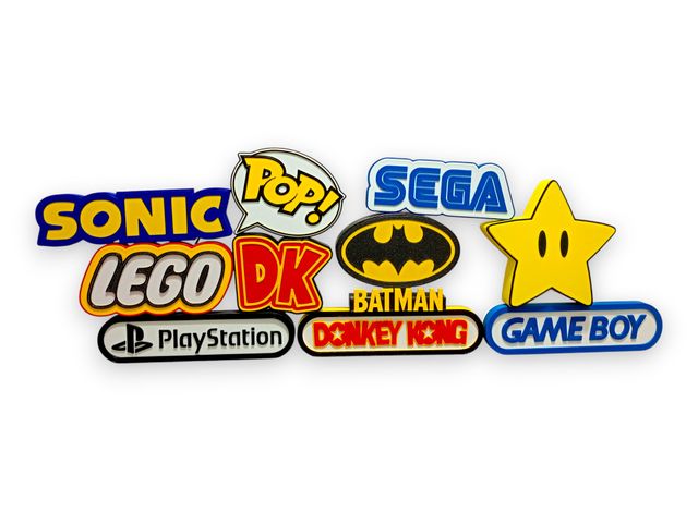 Letreros y carteles Gaming: Sonic, Lego, Sega, PS