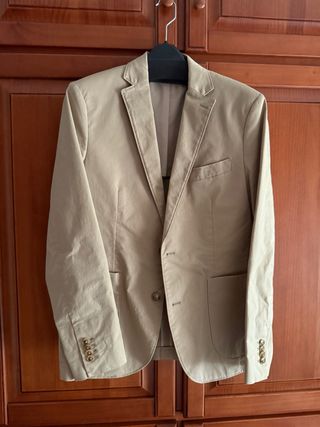 Americana Mango Beige Hombre
