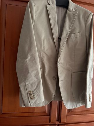 Americana Mango Beige Hombre