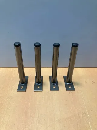 Barra Dominadas Perpendicular+ 4 Soportes Pesas 
