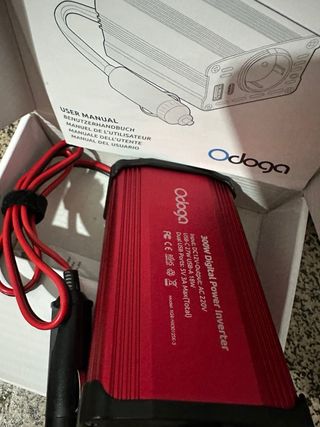 Inversor Coche 300W Nuevo Odoga