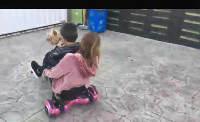 Hoverboard Rosa Brillante