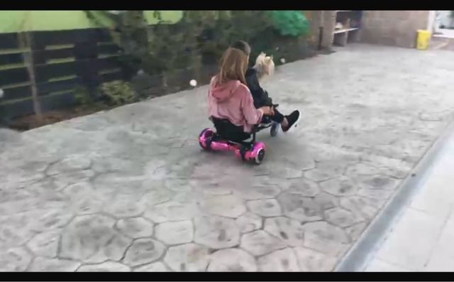 Hoverboard Rosa Brillante