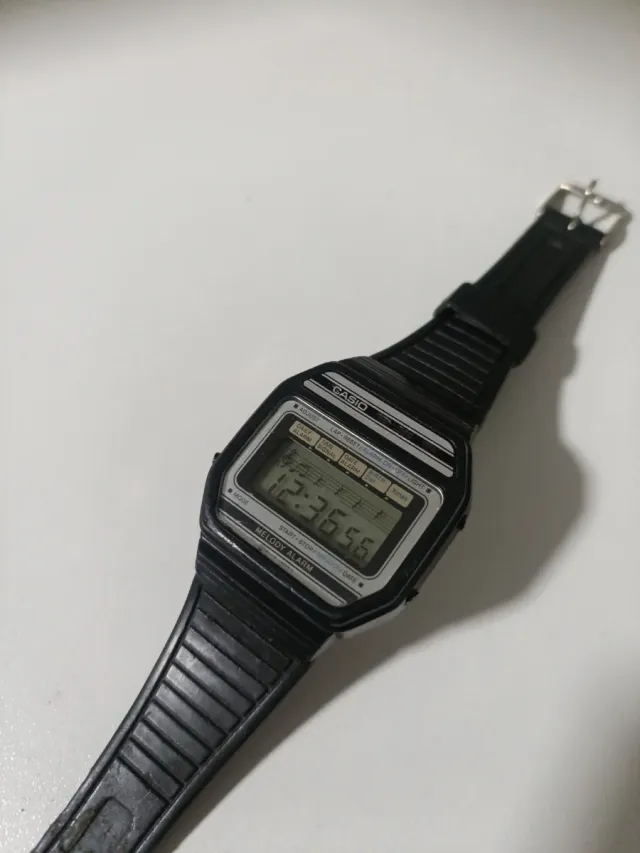 Reloj Casio Melody Alarma Digital Negro