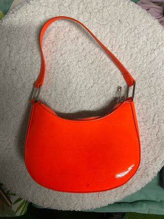 Bolso naranja brillante