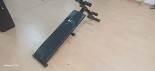 Banco abdominales negro multifuncional 
