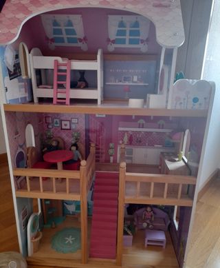 Casa de Muñecas Madera XXL.¡Lista para jugar!