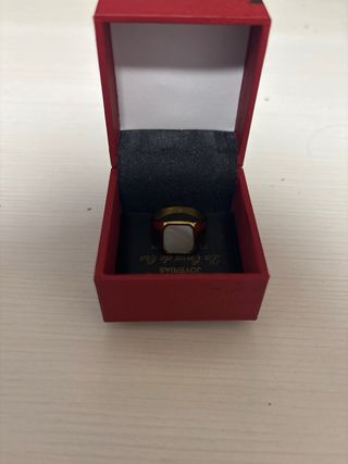 Anillo Acero Inoxidable Dorado
