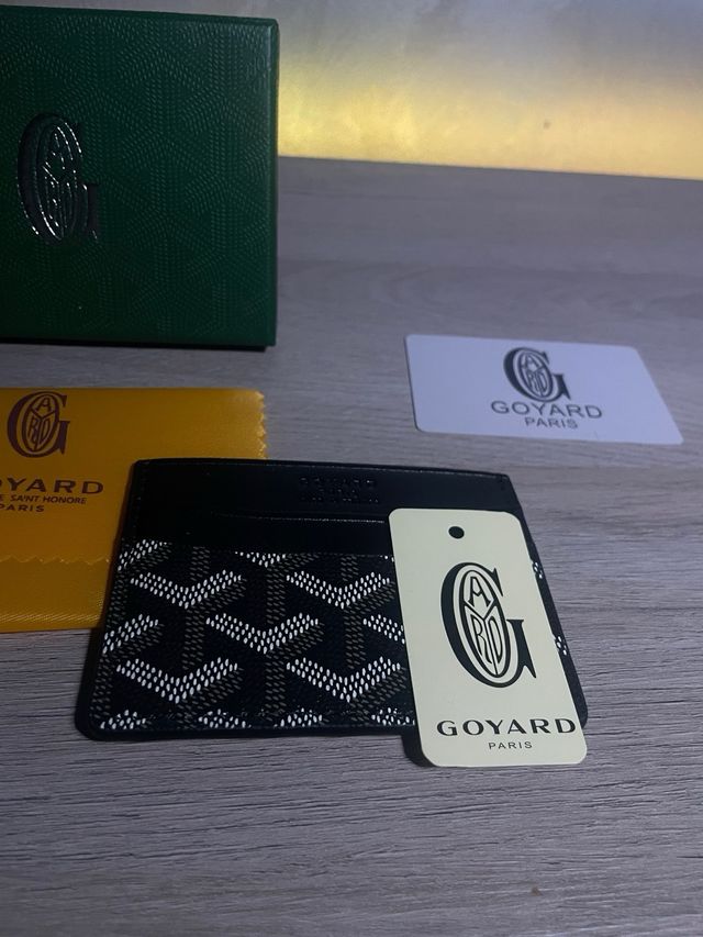 Portacarte Goyard nero multicolore